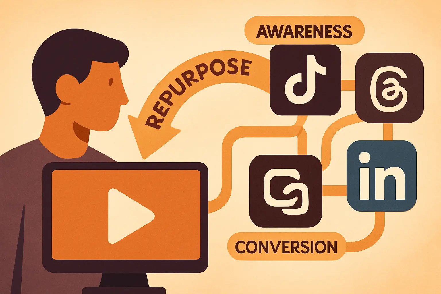 Bản đồ so sánh TikTok Facebook Threads LinkedIn Zalo cho kinh doanh 2026