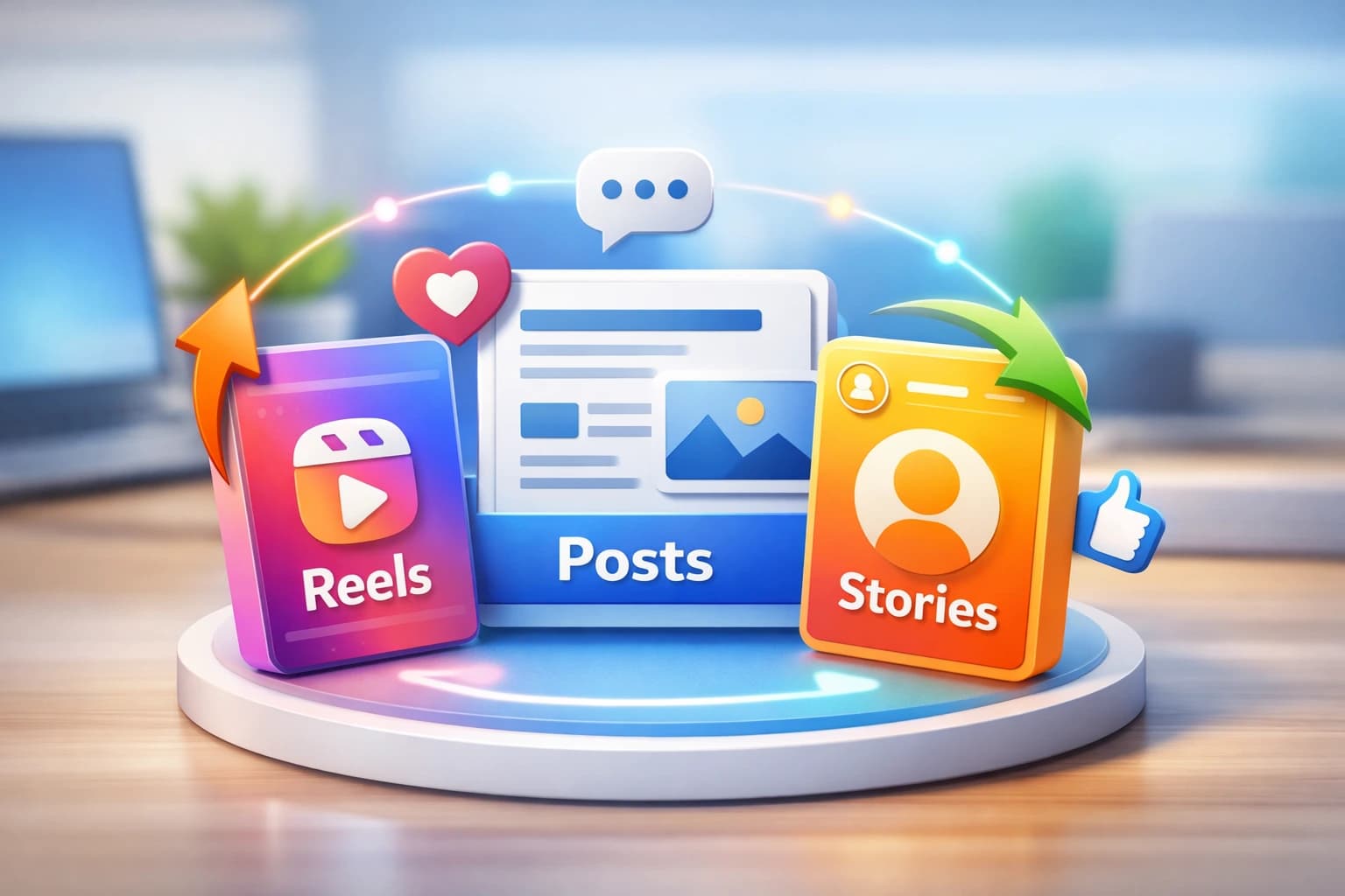 Reels vs Posts vs Stories